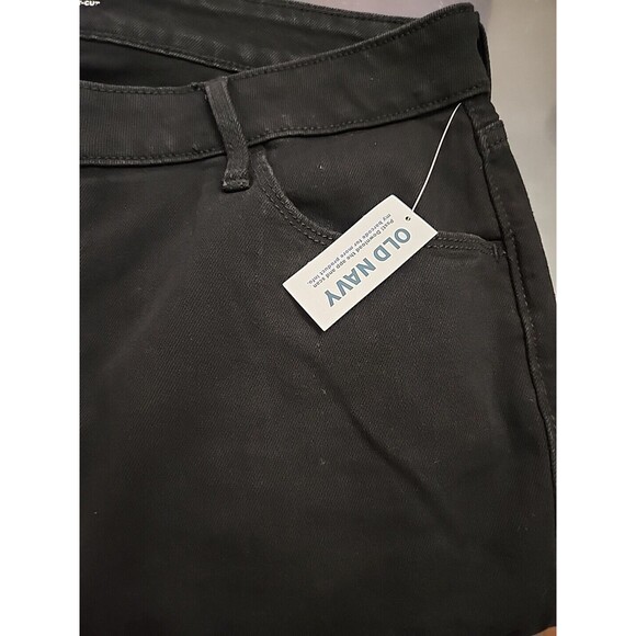 Old Navy WOW Bootcut Jeans Womens 16 Petite Black Mid Rise Stretch NEW - Picture 7 of 8